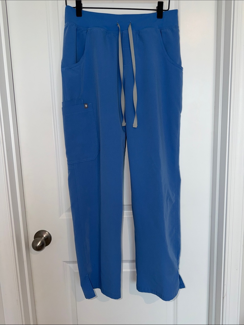 FIGS Women's Kade Straight Leg Pants - Ceil Blue